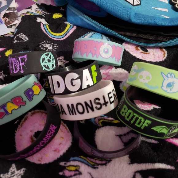 Jewelry Botdf Rubber Bracelets Collection Poshmark